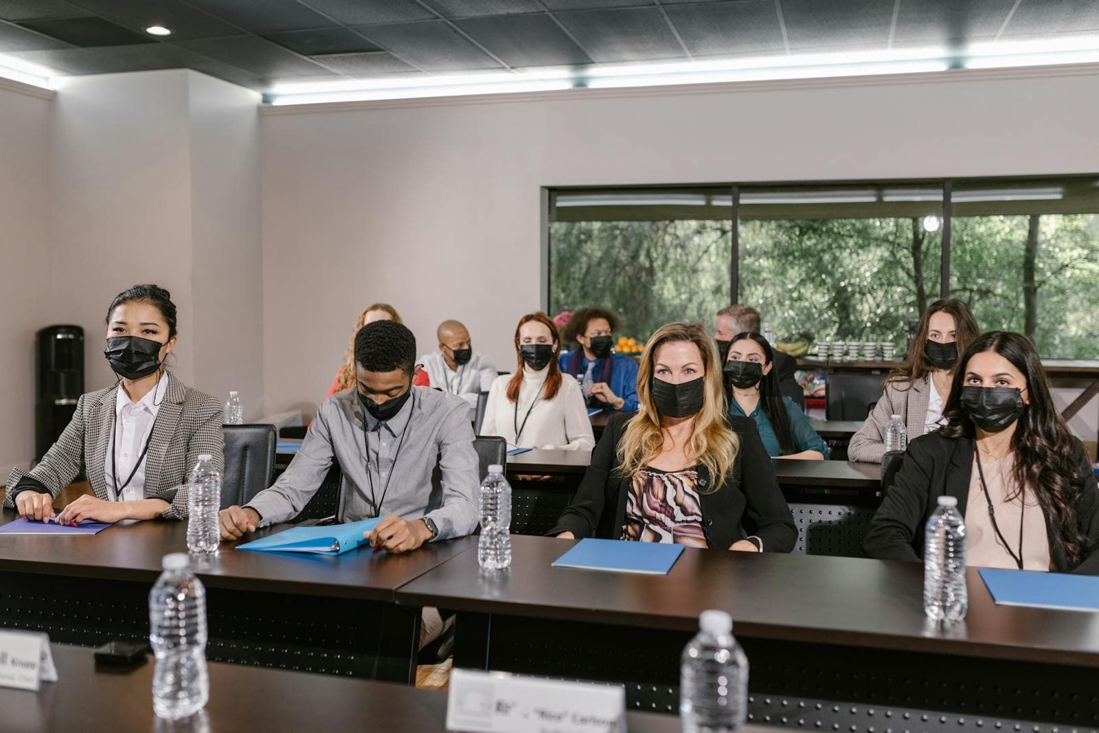 Contact centre training session for new agents