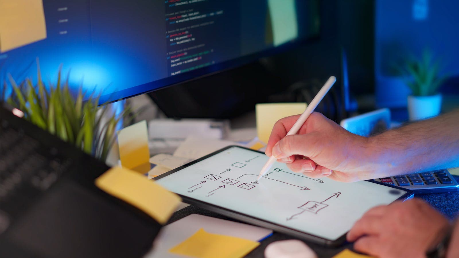 Claims handler reviewing a customer claim on screen