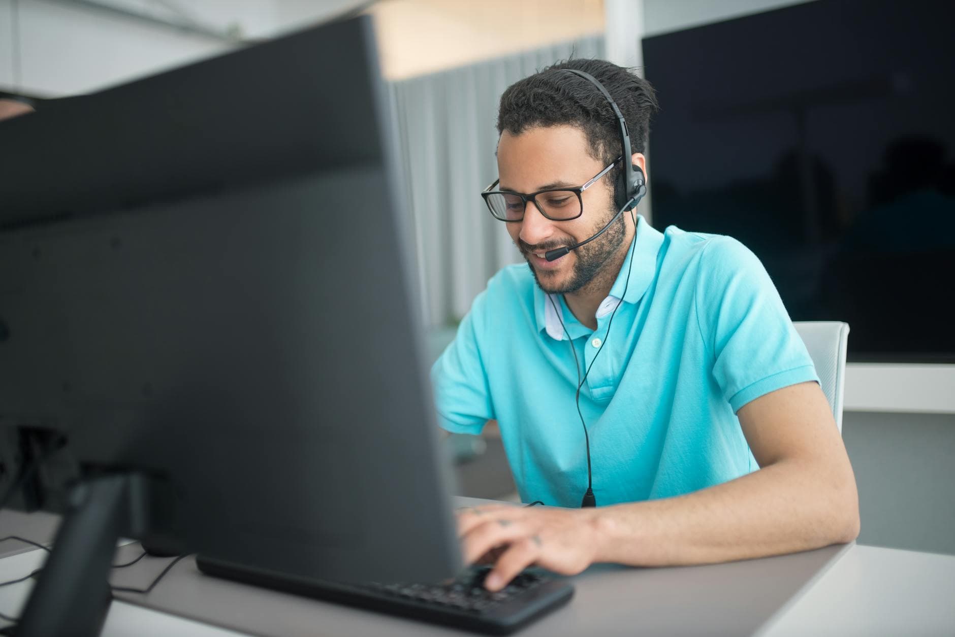 Contact centre operations floor — where detection and process come together