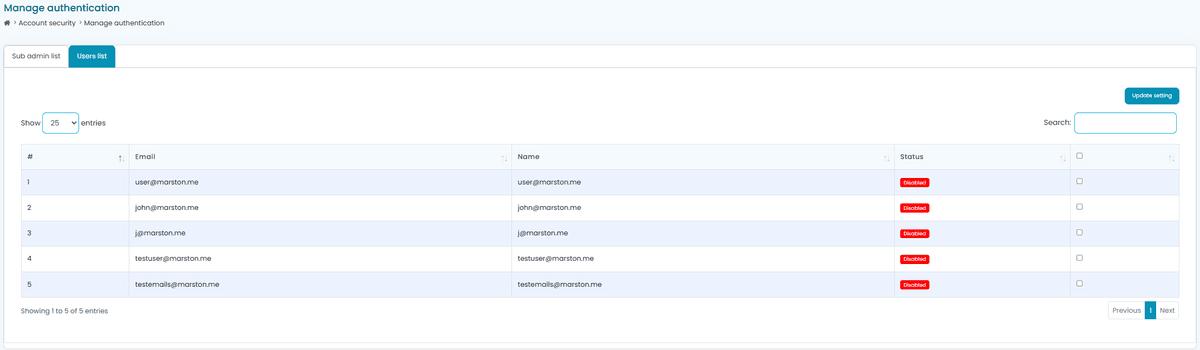 Account Security — screenshot 3