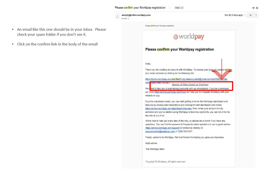 How do I activate a Worldpay payment gateway — screenshot 5