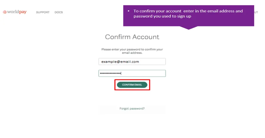 How do I activate a Worldpay payment gateway — screenshot 6