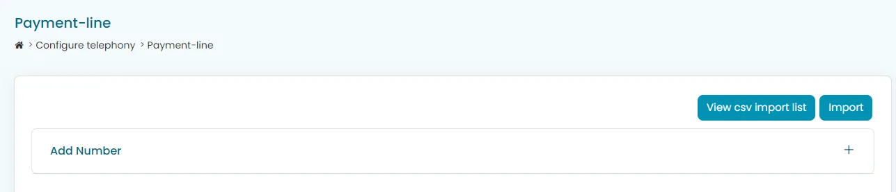 How to add numbers to the Paytia trusted list — screenshot 3