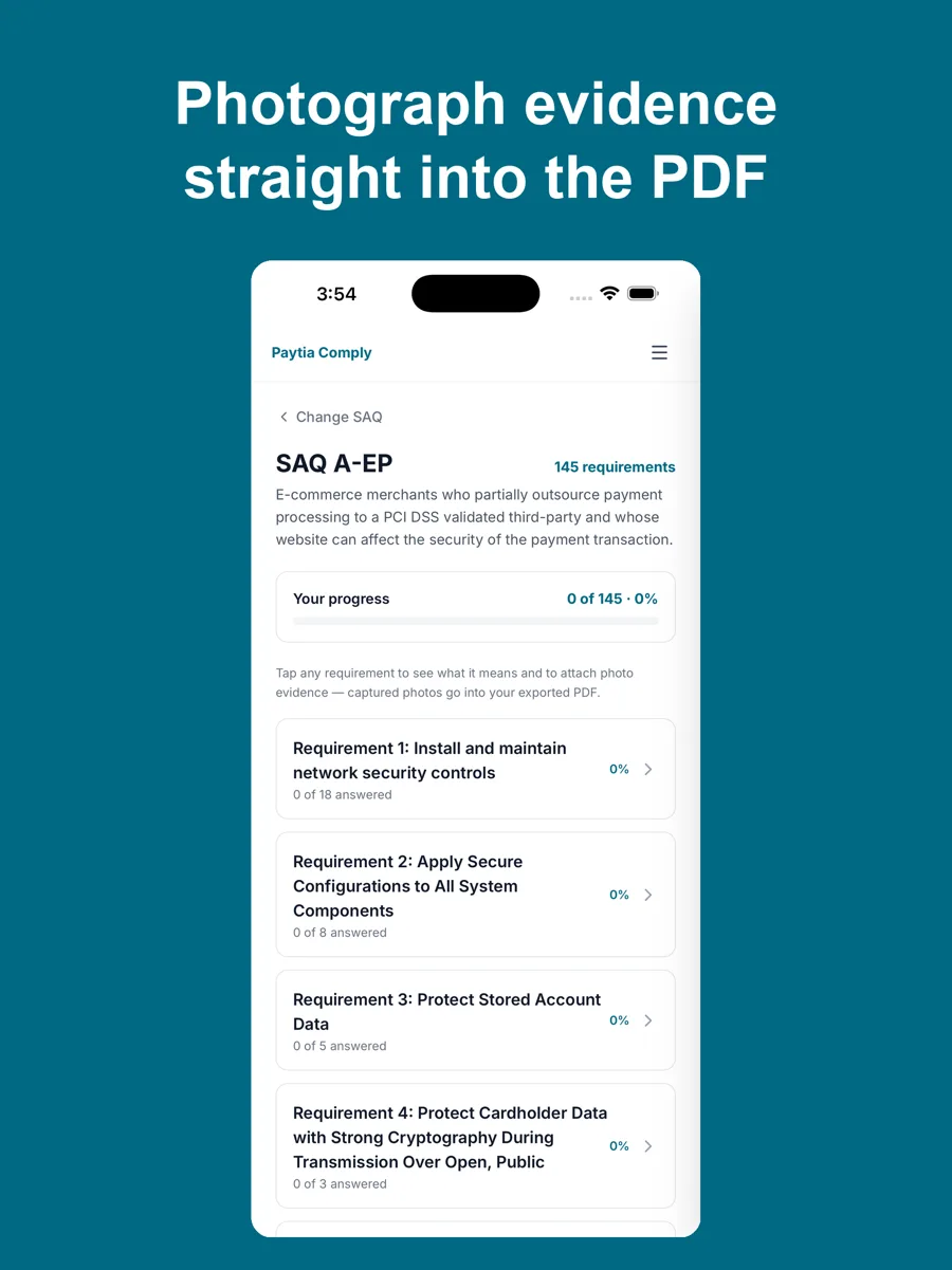 Paytia Puts All Nine PCI Self-Assessment Questionnaires in Your Pocket