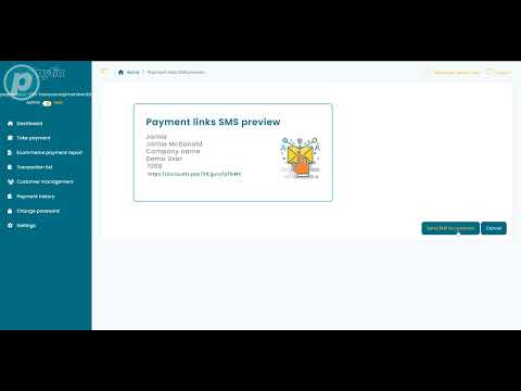 Video thumbnail for SMS secure payment links demo