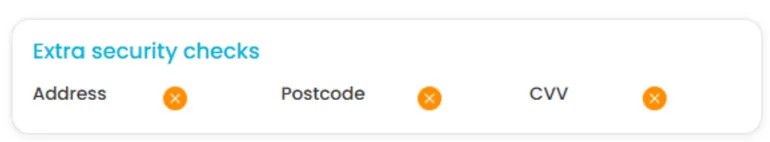 Address Verification for card processing (AVS) - step 2