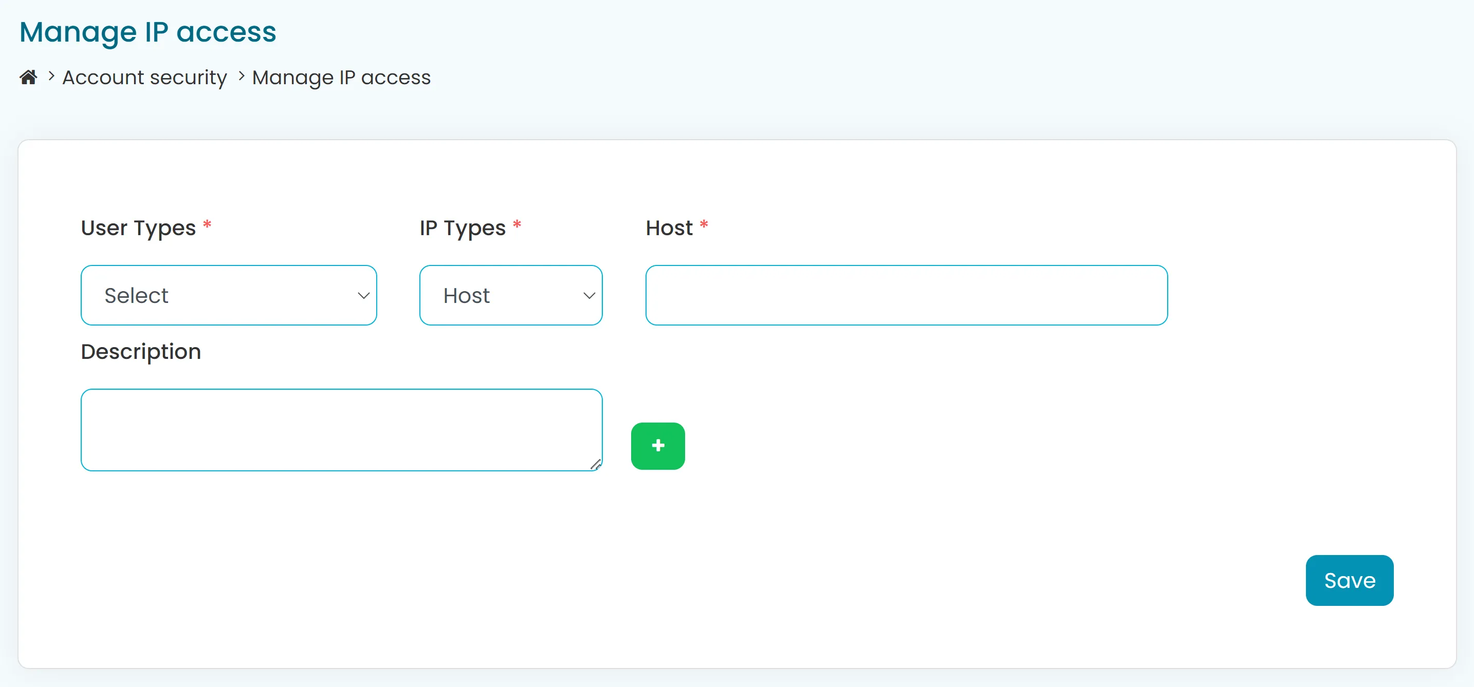 How do I manage IP access? - step 4