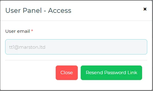 How do I reset a users password? - step 3