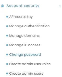 How to Change Your Password
